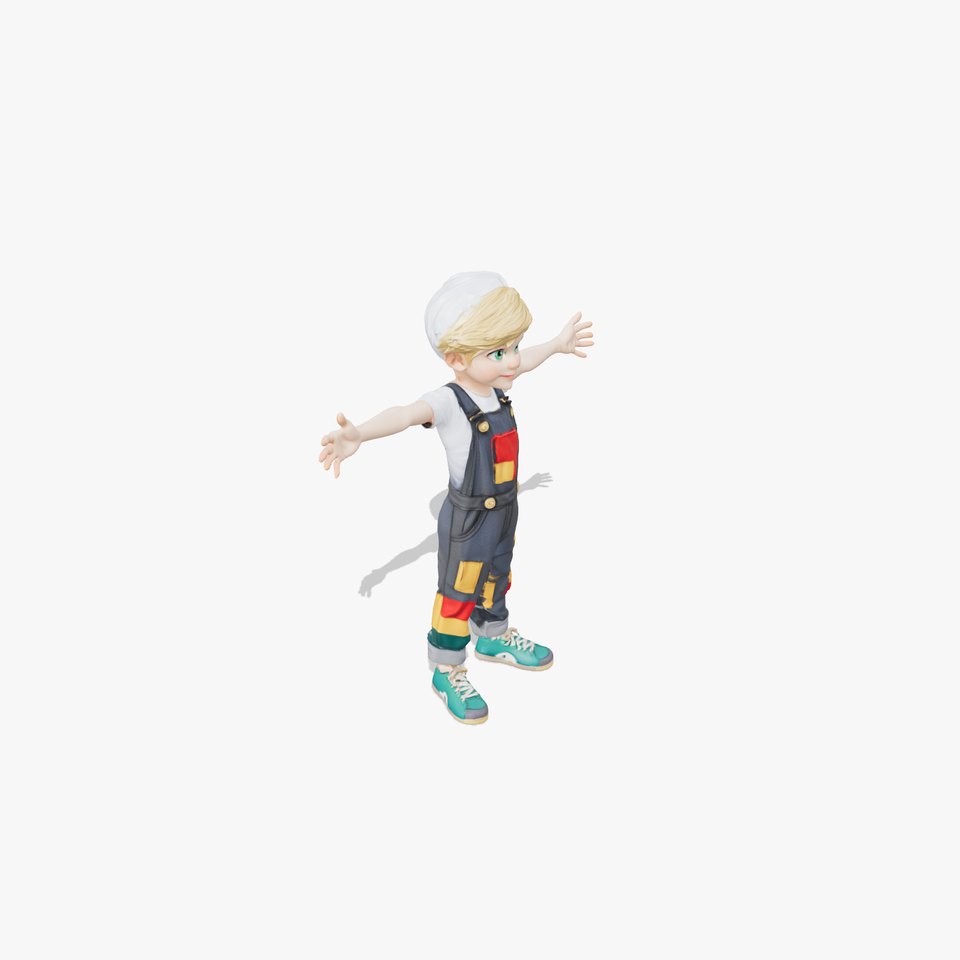 Joyful Patchwork Kid model pack